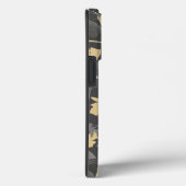 Hübsches Mit Monogramm Blumenmuster Case-Mate iPhone Hülle (Rückseite / Rechts)