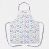 Hübsches Mittelalter Modernes Leaf-Muster Schürze (Vorderseite)