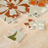 Hübsches modernes Blumenmuster Puzzle (Seite)
