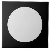 Hübsches, modernes Polka dot pattern Tile Fliese (Vorderseite)