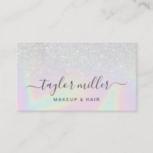 Hübsches, modernes und stilvolles holografisches  visitenkarte