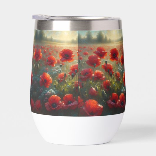 Hübsches Mohnfeld am Sommertag (Rechts)