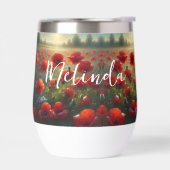 Hübsches Mohnfeld am Sommertag (Links)