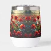 Hübsches Mohnfeld am Sommertag (Vorderseite)