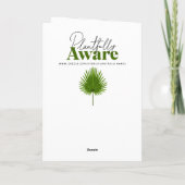 Hübsches Mohnfeld | Schwester Birthday Karte (Rückseite)