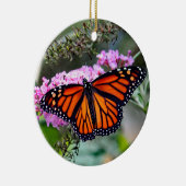 Hübsches Monarch Butterfly-Foto Keramik Ornament (Rechts)