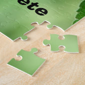 Hübsches Monarch Butterfly Pink White Puzzle (Seite)