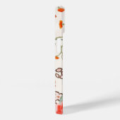 Hübsches Monogramm Floral Design Case-Mate iPhone Hülle (Rückseite / Rechts)