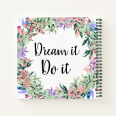 Hübsches Motivierend Zitat Notizblock (Rückseite)