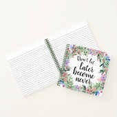 Hübsches Motivierend Zitat Notizblock (Innenseite)