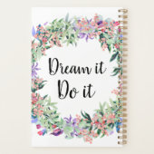 Hübsches Motivierend Zitat Planer (Rückseite)