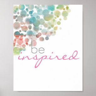 hübsches motivierend Zitat-Poster inspiriert Poster