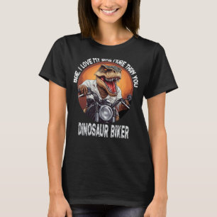 Hübsches Motorradfahrer-Motorrad für Damen Biker T-Shirt