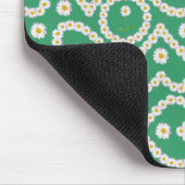 Hübsches Mousepad: Daisy Chains on Green Mousepad (Ecke)
