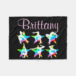 HÜBSCHES MULTI FARBEN PERSONALISIERT GYMNASTICS BL FLEECEDECKE