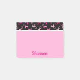 Hübsches Multirosa Brustkrebs-Flachbildschirm-Must Post-it Klebezettel