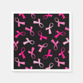 Hübsches Multirosa Brustkrebs-Flachbildschirm-Must Serviette (Vorderseite)