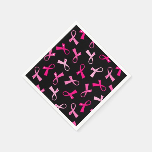 Hübsches Multirosa Brustkrebs-Flachbildschirm-Must Serviette (Ecke)