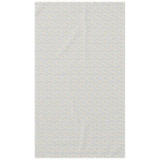 Hübsches Muster der "White Daisies" auf "Blue" Tischdecke (Vorderseite)