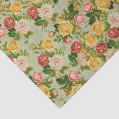 Hübsches Muster für Vintage Flora-Rose Seidenpapier (Ausschnitt)