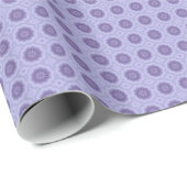 Hübsches Muster in Lavendel 2 Geschenkpapier (Rolleneckpunkt)