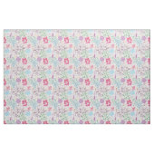 Hübsches Muster mit farbenfrohen Blumen Stoff (Fat Quarter (45,7 x 55,9 cm))