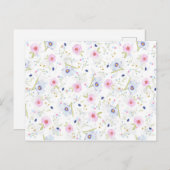 Hübsches Muster Postkarte (Vorne/Hinten)