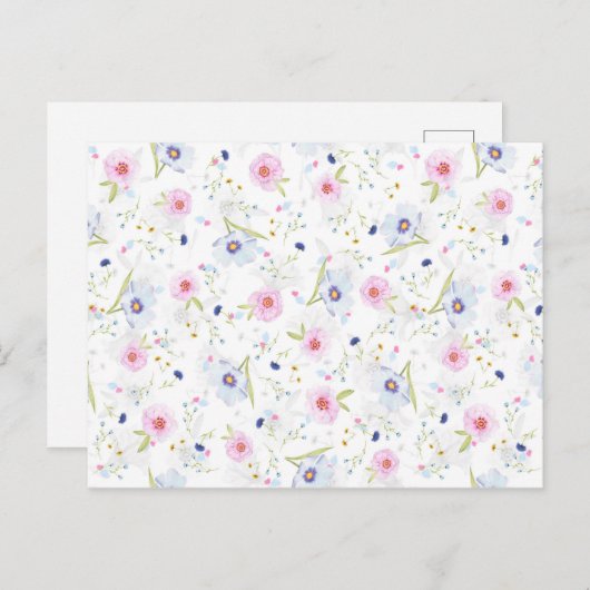 Hübsches Muster Postkarte (Vorne/Hinten)