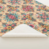 Hübsches Muster von Blume Sherpadecke (3/4)
