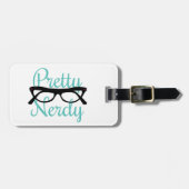 Hübsches Nerdy Gepäckanhänger (Vorderseite horizontal)