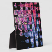 Hübsches Niedliches Lila, Aschgrau und Schwarz Fotoplatte (Seite)