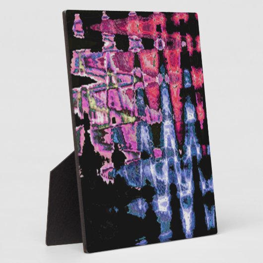 Hübsches Niedliches Lila, Aschgrau und Schwarz Fotoplatte (Seite)