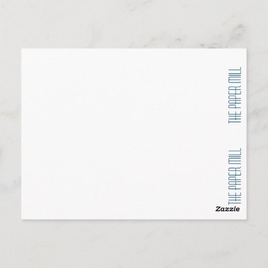 Hübsches Nuthatch-Bird-Lesezeichen Postkarte (Rückseite)