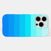 Hübsches Ombre Blue Design Case-Mate iPhone Hülle (Rückseite (Horizontal))