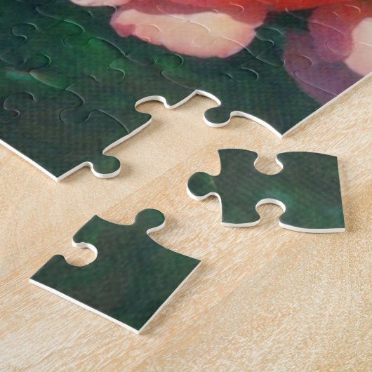 Hübsches Orange Peach Rose Garden Puzzle (Seite)