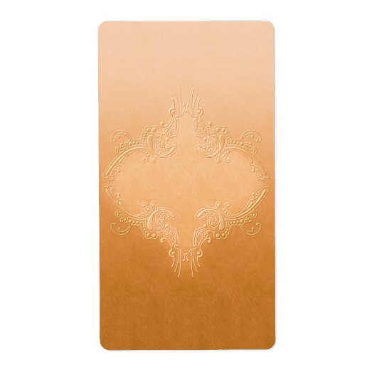 Hübsches Orangenapothekenschild (Vorne)