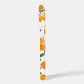 Hübsches Orangenzitrus Botanisches Muster Case-Mate iPhone Hülle (Rückseite / Links)