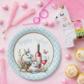 Hübsches Osterbrot und Weinkreidepapier Pappteller (Party)