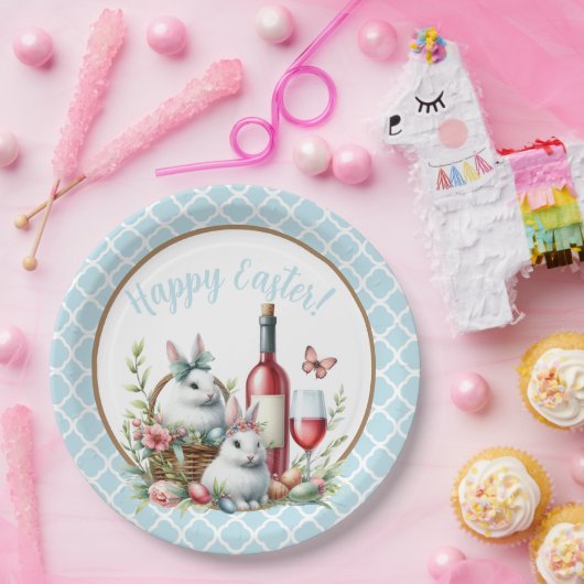 Hübsches Osterbrot und Weinkreidepapier Pappteller (Party)