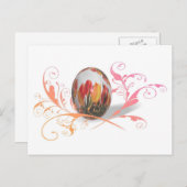 Hübsches Ostereig Feiertagspostkarte (Vorne/Hinten)