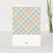 Hübsches Ostersonniges Foto Dankeskarte (Rückseite)