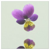 Hübsches Pansy Floral Gemustertes Gewebe Stoff (Nahaufnahme)