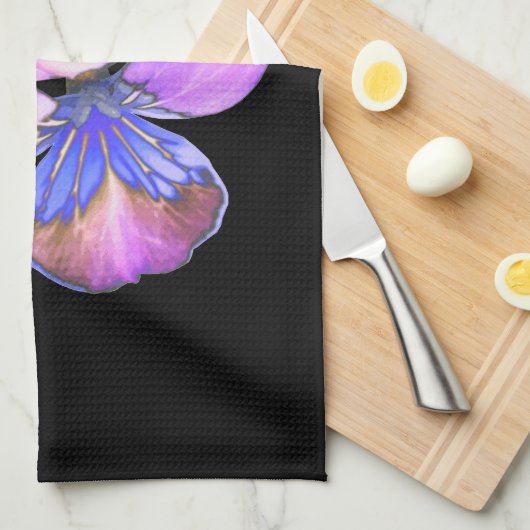 Hübsches Pansy Küchentuch (Viertel Falte)