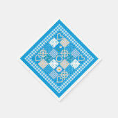 Hübsches Paper Napkins: Daisychains Imitate Patchw Serviette (Ecke)