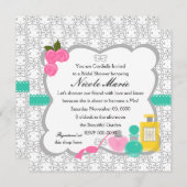 Hübsches Parfüm Einladung (Vorne/Hinten)