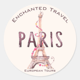 Hübsches Paris/Europäisches Marketing für Reisen/V Runder Aufkleber