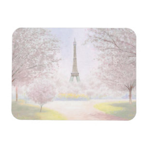Hübsches Paris in Pastellen Magnet