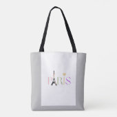Hübsches Pariser Schultermagazin Tasche (Rückseite)