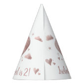 Hübsches Party für Wasserfarbe Hot-Air-Ballon Partyhütchen (Rückseite)