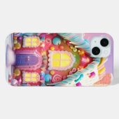 HÜBSCHES PASTEL CHRISTMAS FERIENHAUS GINGERBREAD Case-Mate iPhone HÜLLE (Rückseite (Horizontal))